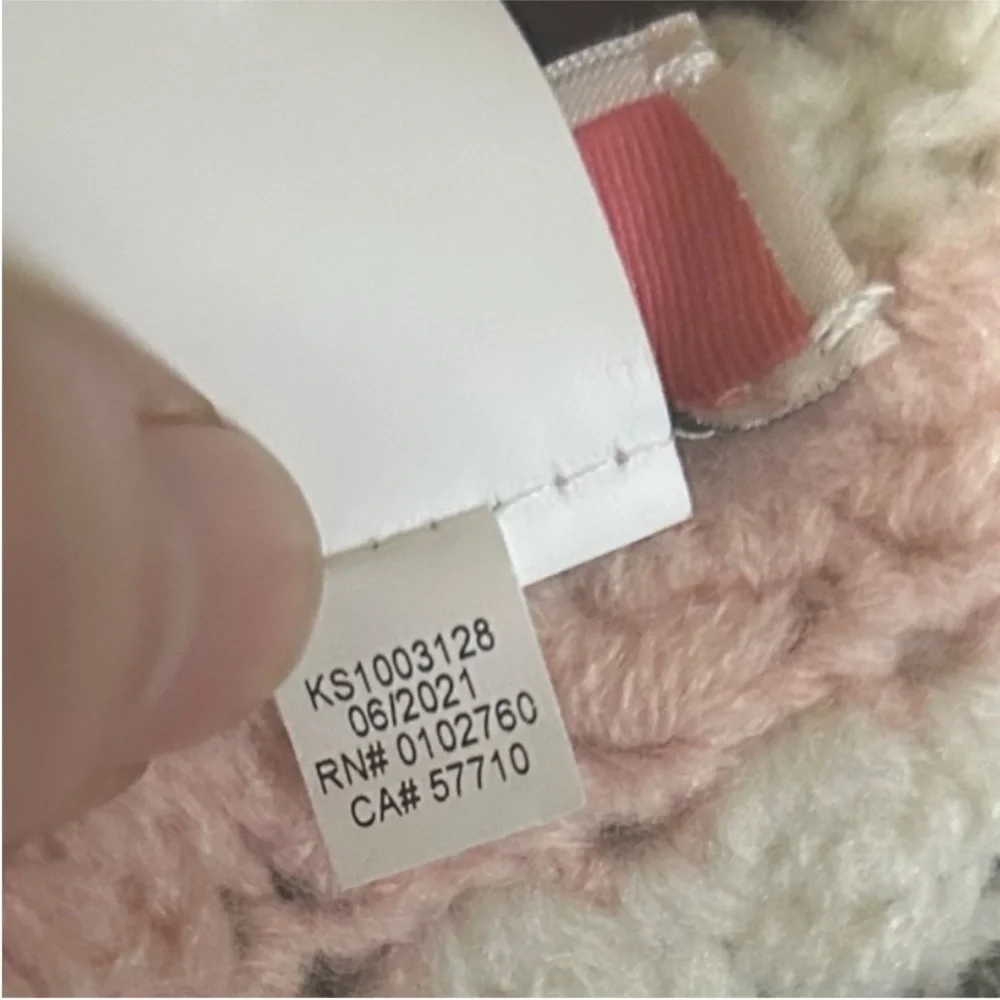 NWOT Kate Spade Crochet Bobble Twisted Ear Warmer Headband